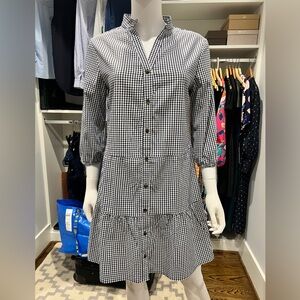 Black and White Gingham Dress